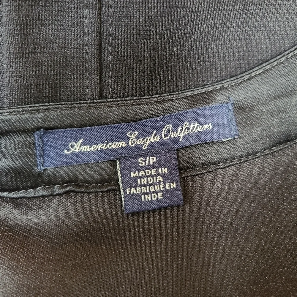 AEO Little Black Dress with Open Back, Sleeveless, Bows, Size Small - Picture 6 of 6